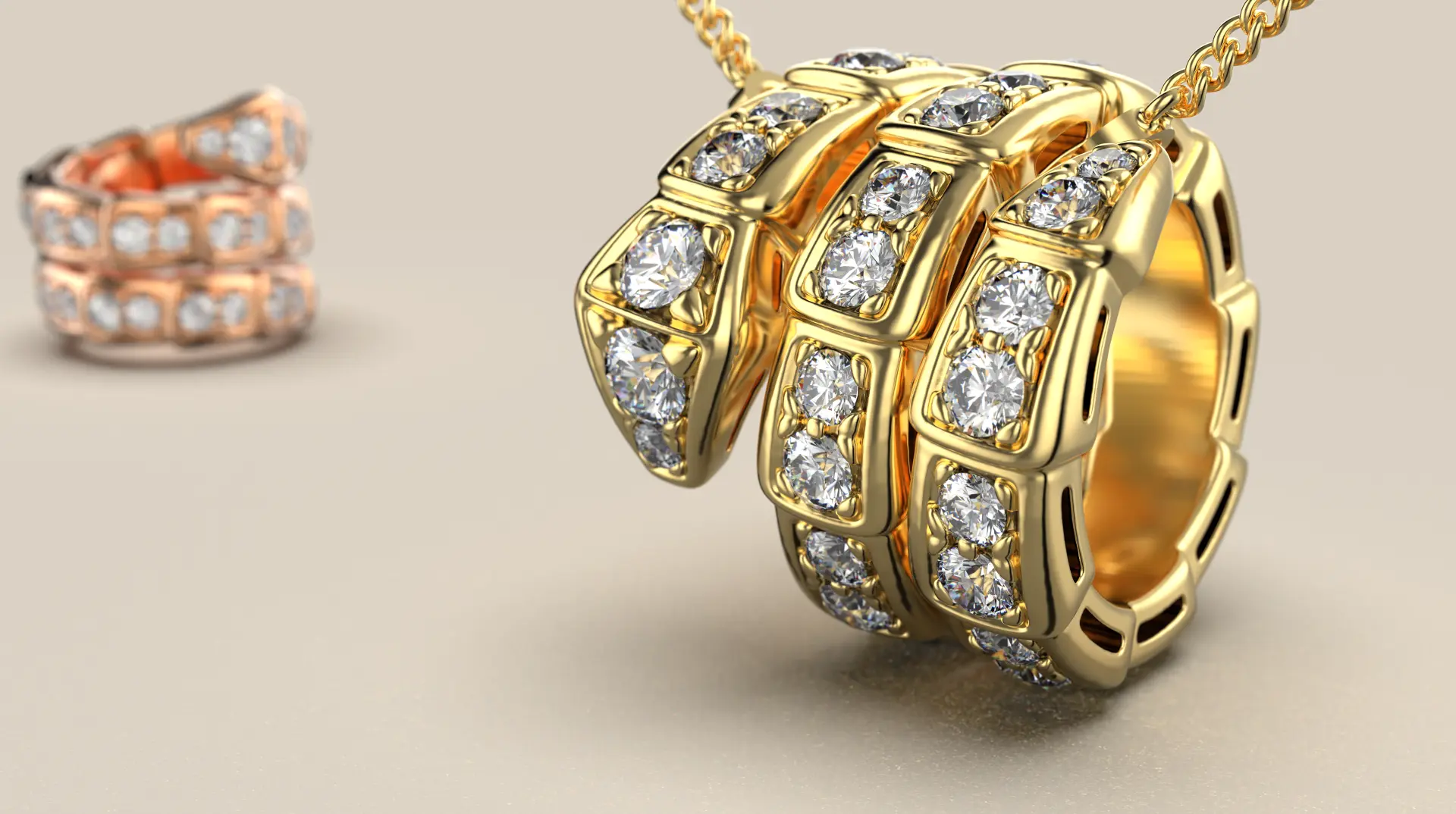 Bvlgari - Serpenti Viper с бриллиантами